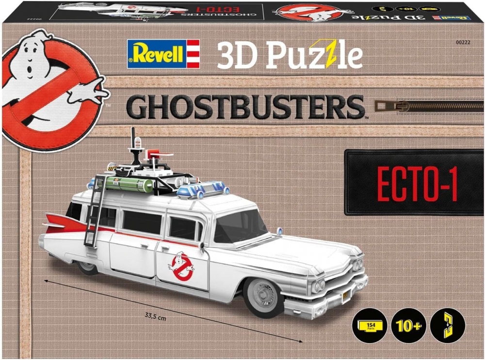Пъзел Ловци на духове Ecto-1 3D, 120 части