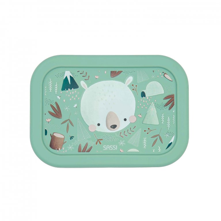 Silicone lunch box divider, Sassi, Bear