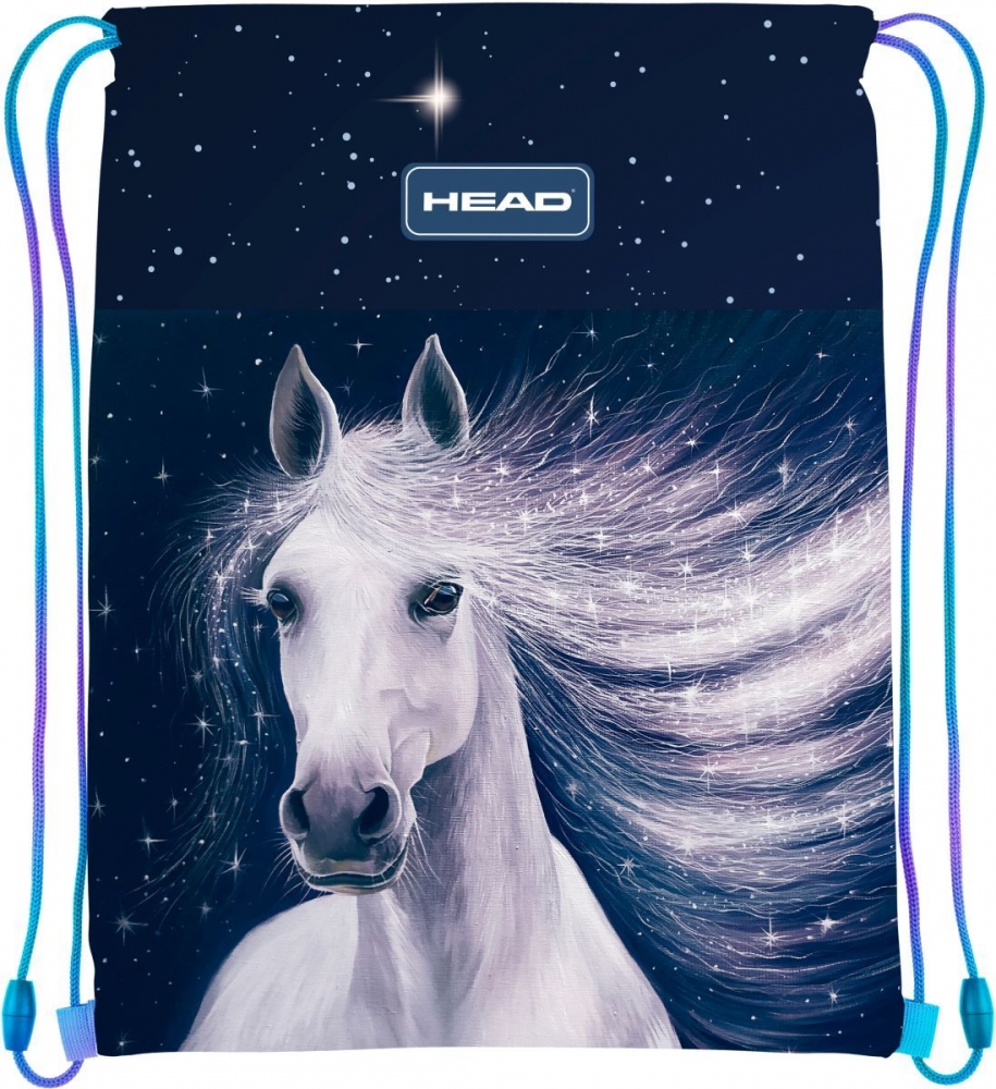 Sports bag, Head, Galactic Unicorn, 44x33cm