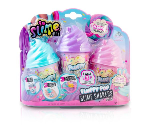 Творчески комплект Пухкав слайм шейкър, 3 цвята