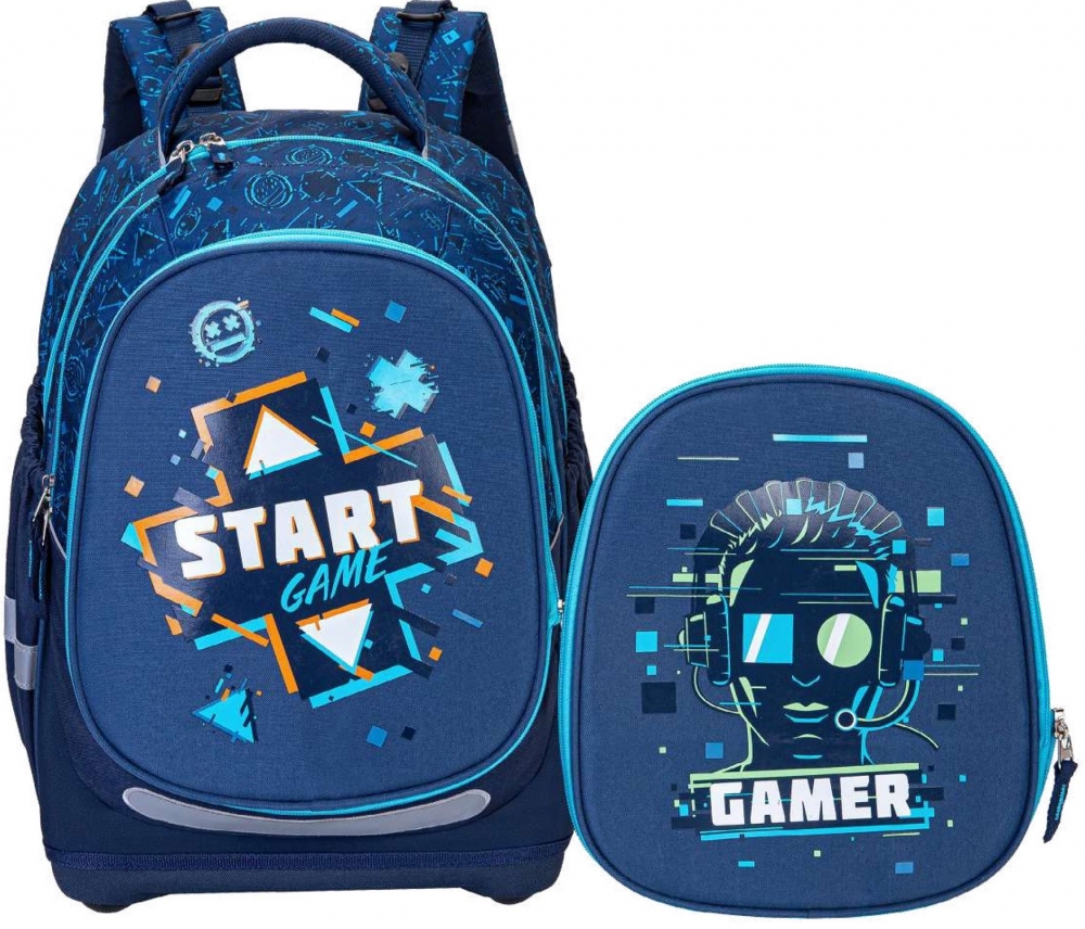 Ученическа раница Kstationery, Made to Last, Start Game 2в1, 43х31х18cм