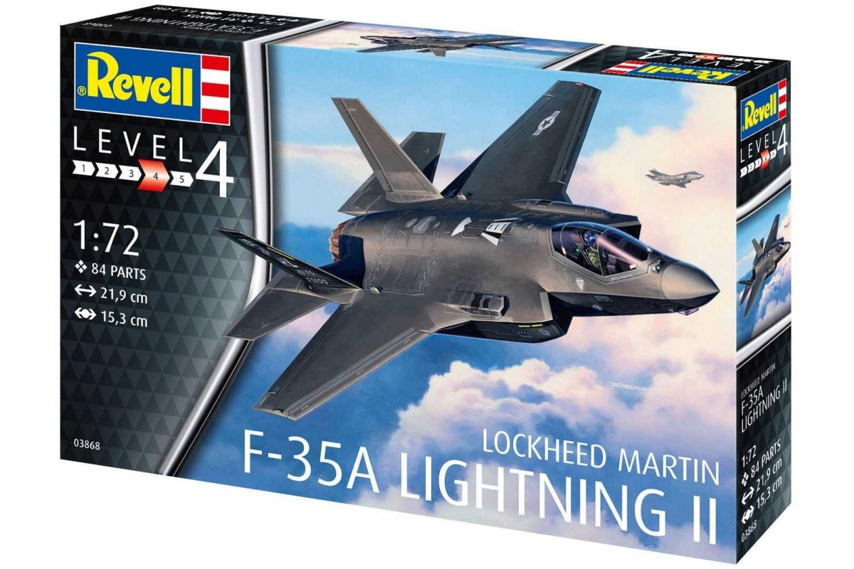 Самолет Локхиит Martin F-35A Lightning сглобяем модел
