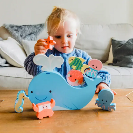 Wooden balancing game - Sea animals (FSC®)
