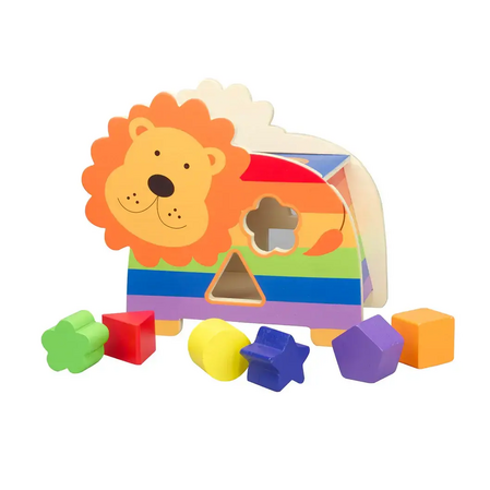 Wooden sorter Lion - Animals