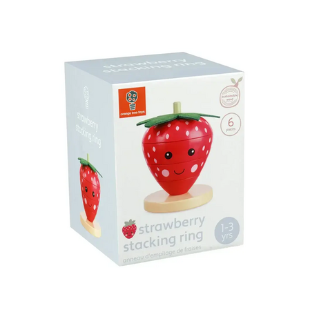 Wooden stacking toy Strawberry - Spring Garden