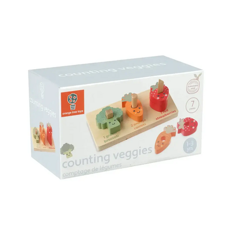 Wooden Puzzle - Counting Vegetables - Spring Garden