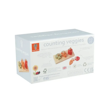 Wooden Puzzle - Counting Vegetables - Spring Garden