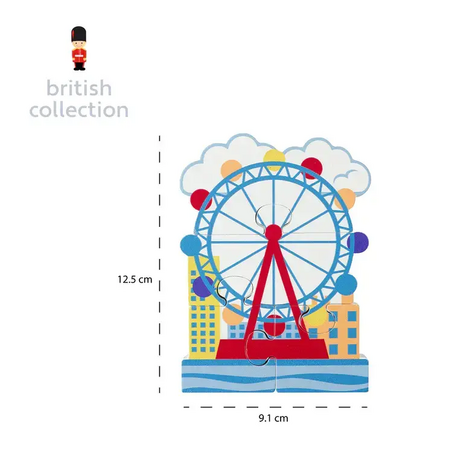 Дървен Пъзел Окото На Лондон - British Collection