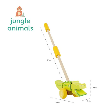 Дървена Буталка Крокодил - Jungle Animals