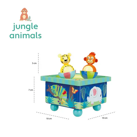 Музикална Кутия Танцуващи Животни - Jungle Animals