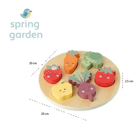 Дървен Пъзел Щастливи Зеленчуци - Spring Garden