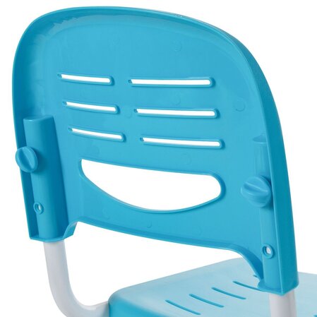 Adjustable children's desk and chair, blue, Costway