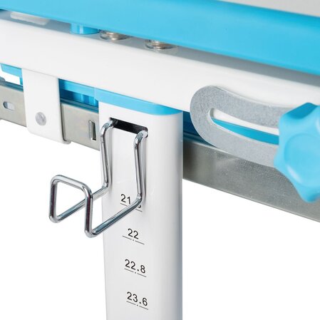 Adjustable children's desk and chair, blue, Costway