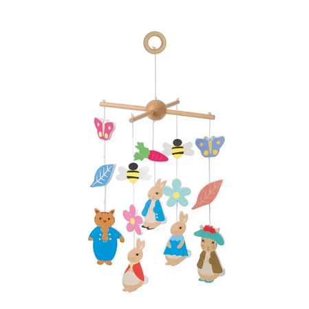 Wooden hanging toy, Peter Rabbit