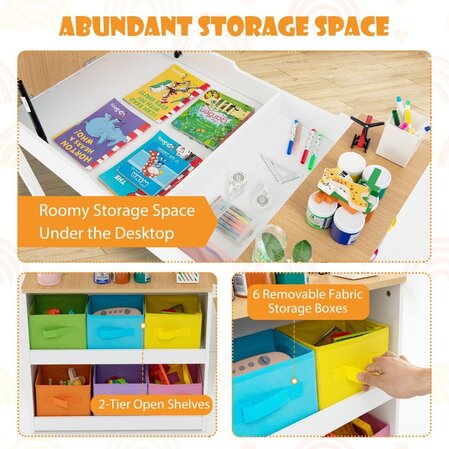 Children's art table 5 in 1, Costway