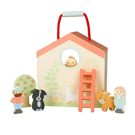 Wooden farm with animals - Play set