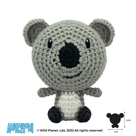 Hand-knitted toy, Koala 12cm Wild Planet