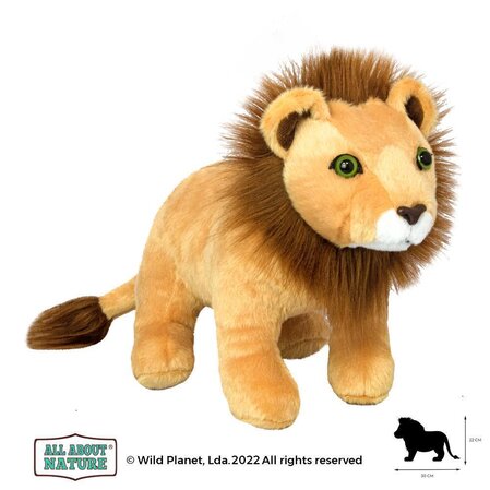 Plush toy, Baby Lion 30cm. Wild Planet