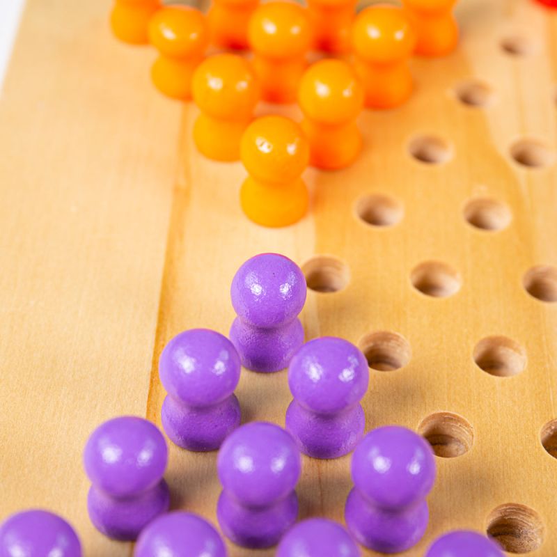 Bigjigs - Дървена настолна игра - Китайки шах