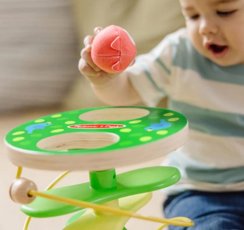 Melissa & Doug - Забавна спирала с плюшени, кръгли играчки - Падащо дърво