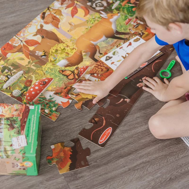 Двустранен пъзел за търсене и намиране - Lets Explore - Melissa & Doug